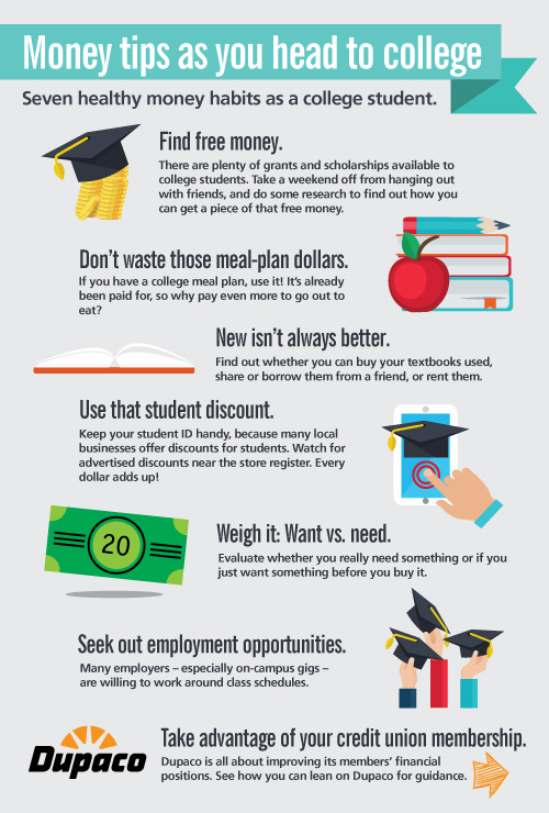 Money tips as you head to college