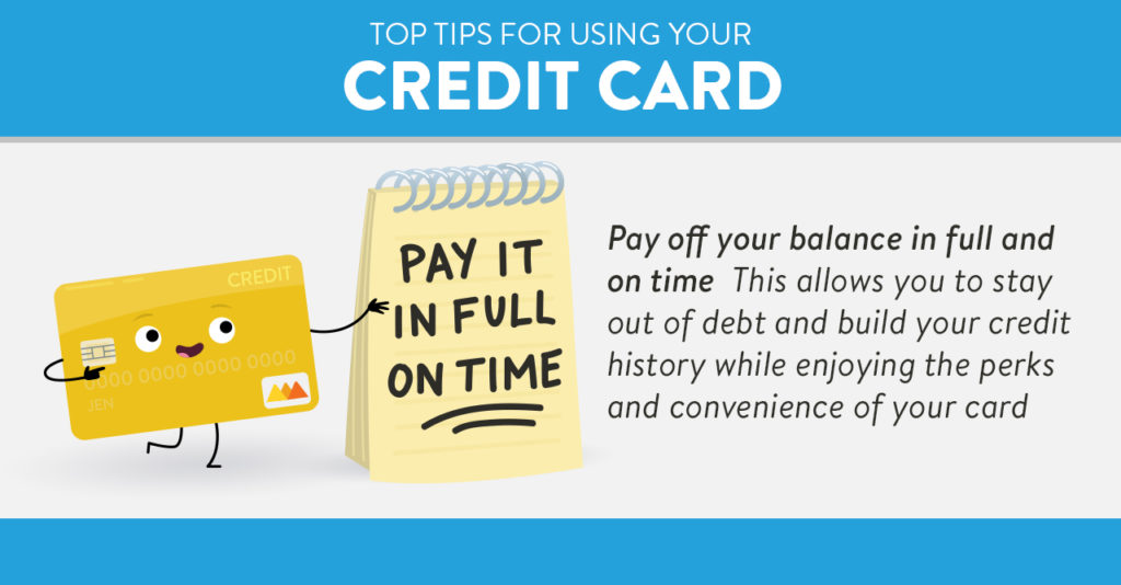 Tips for using your credit card
