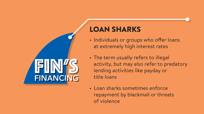 About loan sharks