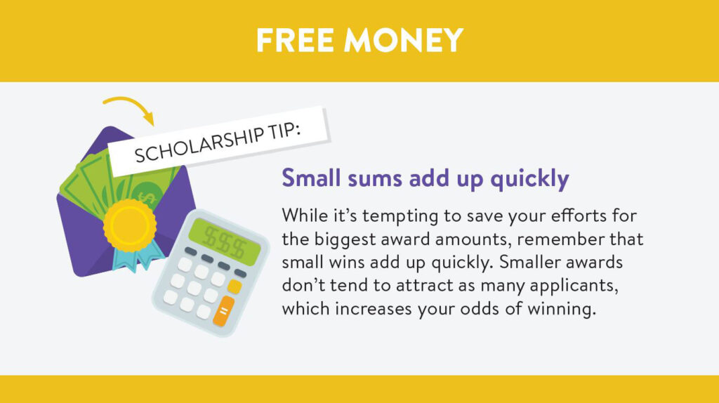 College scholarships: Small sums add up quickly