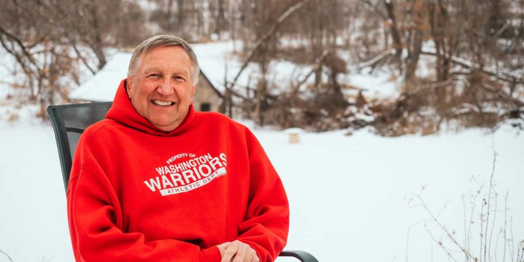 Dupaco member Randy Ray counts himself among the fortunate following the Aug. 10 derecho. His insurance covered the damage to his Cedar Rapids, Iowa, home. (B. Kaplan photo)