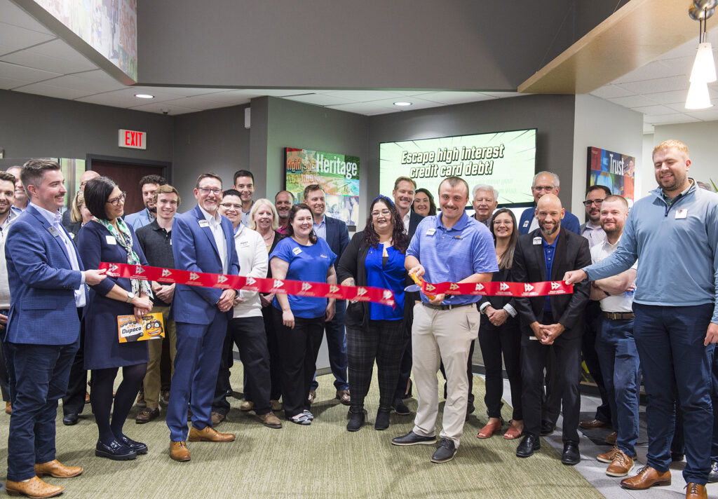 Ribbon cutting at Dupaco's Mineral Point Road branch