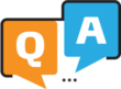 Frequently_Asked_Questions blue and orange chat bubbles